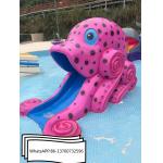 Outdoor Kids Water Park Equipment Fiberglass Octopus Water Slide for sale