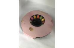China 1mm PET One Dozen Macaron Gift Boxes Clamshell Plastic Cookie Tray Packaging supplier