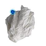 Multi purpose 25 kg bales cotton wiper white used t shirt knitted garment cloth scraps wiping rags for sale