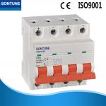 Long Life Type C Mcb Miniature Circuit Breaker 4P 230V High Breaking Capacity for sale
