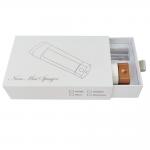 Glossy Cardboard Perfume Case Box Sliding With Metallic Silver Printing for sale
