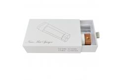 China Glossy Cardboard Perfume Case Box Sliding With Metallic Silver Printing supplier