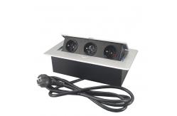 China Multiple Desk Mount Power Outlet Kitchen Pop Up Furniture Socket supplier