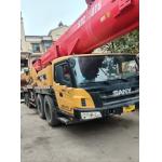 SANY 80 Ton Mobile Crane STC800T6 Used Truck Cranes equipped with 27m Jib Length and Hydraulic Straight Arm Boom Type for sale