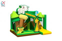 China Commercial Inflatable Bouncy House With Slides Inflatable Safari Park Combo supplier