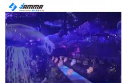 China Romantic Restaurant Interactive Magical 3d Floor , 220V Interactive Light Floor supplier