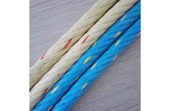 China 12 - 22mm PP Combination Wire Rope Twisted 6 Strands For Fishing supplier