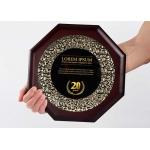 Customized Wooden Shield Plaque Souvenirs For Business Authorization Certification for sale