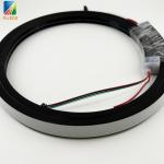 Unique Black Silicone LED Neon Strip 20*20mm SPI-RGB Dotless Waterproof IP67 LED Neon Flex Rope Light for Club Landscape for sale