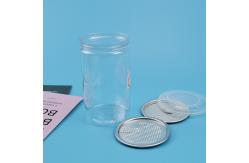China 350ML Clear Shatterproof Plastic Food Jars For Dry Fruit supplier