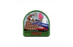 China Custom Embroidered Chenille Patches Keychain Woven Iron On Patches For Clothing supplier