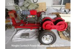 China Diesel Engine Powered Cable Pulling Winch Machine In Tower Power Construction supplier