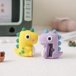 Mini Kids Pencil Sharpener Stationery Cute Manual Pencil Sharpener Silicone Stationery for sale