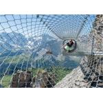 Child Playground Safe Wire Rope Mesh Netting 50meter Length Diamond Hole Shaped for sale