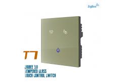 China Touch Screen Tempered Glass Smart Switch Panel Remote App Control supplier