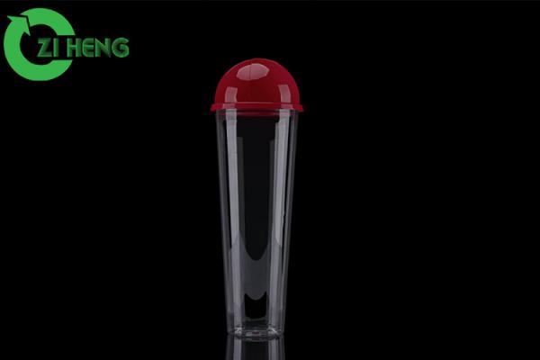 Leak Resistant Clear Plastic Cups With Lids Durable No Smell Robust Material
