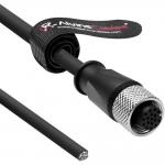 Alvin's M12 A Code 17 Pin to Open End Cable 3.3ft HikRobot Cognex for sale