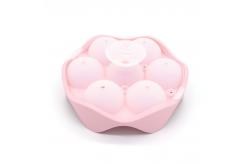 China Refrigerator Safe BPA Free Silicone Ice Pop Mold With Funnel supplier