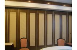 China Custom Movable Partition Walls System With Aluminium Frame Sliding Track Roller supplier