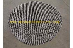 China 250 Y Metal Plate Distillation Tower Packing 800mm Round Shape Structured Packing supplier