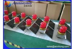 China Low - Intensity L810 Solar Aviation Warning Lights For Wind Turbine / High Chimney supplier