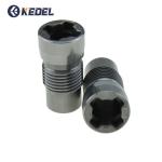Oil Drilling External Hexagon PZ4 Cemented Carbide Nozzle Spherical Button Drill Bit