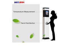 China Non Contact Infrared Walk Through Body Temperature Scanner With Hand Sanitizer supplier