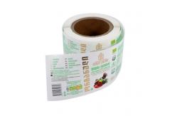 China CMYK Eco Friendly Self Adhesive Sticky Labels Square Fruit Label Stickers supplier