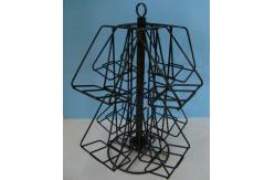 China 8 Shelves Wire Countertop Display Rack / Rotating Countertop Spinner Rack Display supplier