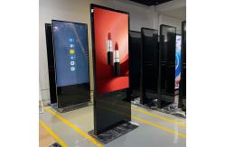 China HD Floor Standing Digital Signage 4k Vertical Touch Screen Kiosk Media Player supplier
