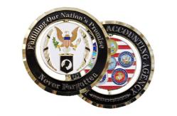 China Soft Enameled Military Challenge Coin Custom Made Commemorative Coin supplier