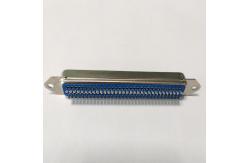 China Receptacle Female 64 Pin Centronics Connector 32pairs Solder Connector supplier