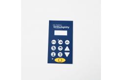 China Customized PET Membrane Switch With LED LGF Backlight Water Resistant supplier