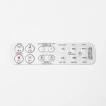 White Color Membrane Keyboard Switch For Household Appliance OEM for sale