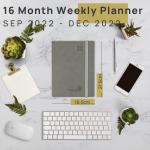 80GSM Eco Friendly Academic Diary 2023 2024 Weekly Spread On 2 Pages