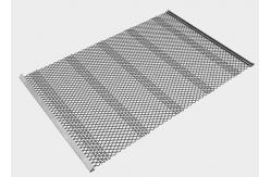 China 65mn Diamond Opening Self Cleaning Screen Mesh Anti Clogging With Steel Wire Bands supplier