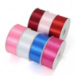 Manufacturer 4cm Rose Ribbon Wedding Ribbon Flower Gift Cake Packaging Ribbon Weaving Wholesale for sale