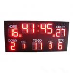 Ultra Bright LED Football Scoreboard With Wire Controller Box 2 Years Warranty for sale