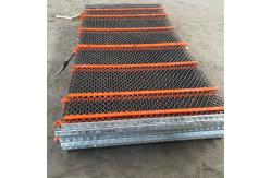 China Poly ripple screen self cleaning wire screen rectangular shape aperture as require supplier