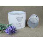 Round Cardboard Paper Tubes Packing With Movable PP Caps For Gift