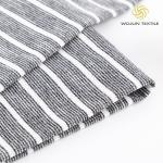 Not Easy To Pill Soft Striped Cotton Fabric Refreshing Single Jersey For Tcasual Wear for sale