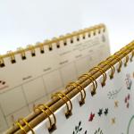 Kraft Board Cute Desk Calendar , Personalised Table Calendar For Exam Count Down