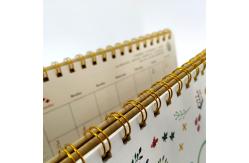 China Kraft Board Cute Desk Calendar , Personalised Table Calendar For Exam Count Down supplier
