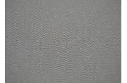 China Purity Cotton Twill Fabric / Grey Herringbone Fabric With Soft Touch supplier