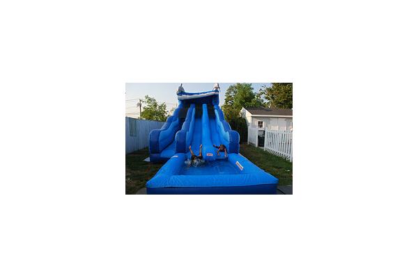 Hot selling commercial large inflatable pool slide
