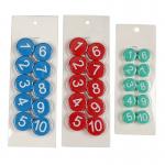 Number Round Whiteboard Magnetic Button Custom Dia10mm 15mm 20mm 25mm for sale