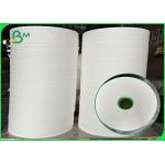 Biodegradable 28gram White Straw Wrapping Paper 26mm / 35mm * 5000m Rolls for sale