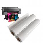 230gsm Eco-solvent Inkjet Glossy Photo Paper Roll For Eco-solvent Printing for sale