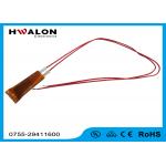 Insulation Yellow Paper PTC Ceramic Heater 105 Degree 3.6V - 220V With Lead for sale