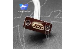 China J30JB SERIES glass sintered gas sealed rectangular electrical connector, J30JB-9TJL-Q9 supplier
